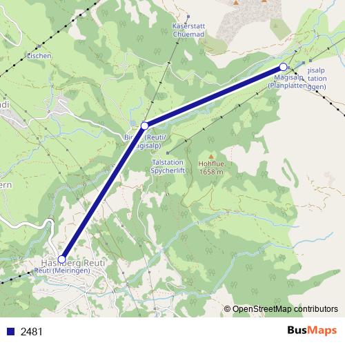 2481 cable-car Line Map