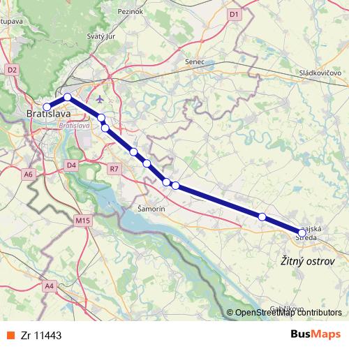 Zr 11443 rail Line Map