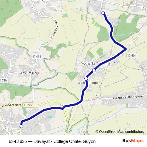 63-Ls635 bus Line Map