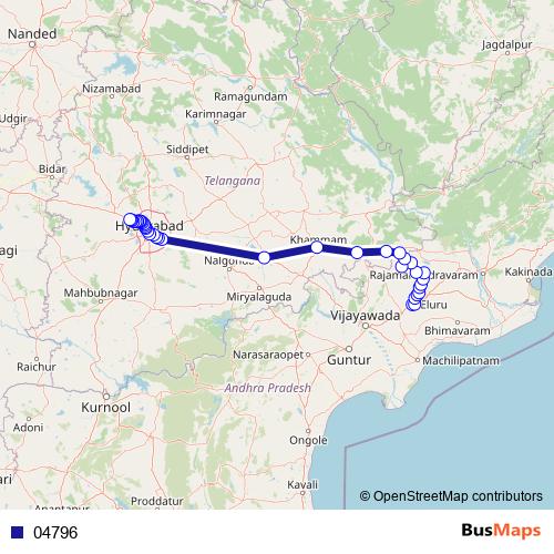 04796 bus Line Map