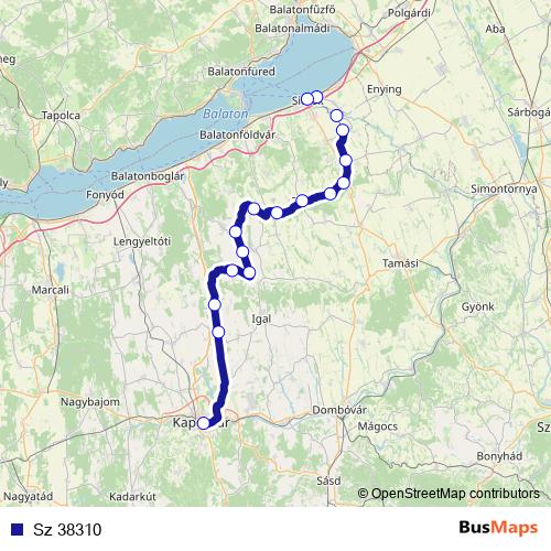Sz 38310 rail Line Map