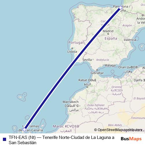 TFN-EAS (Nt) air Line Map