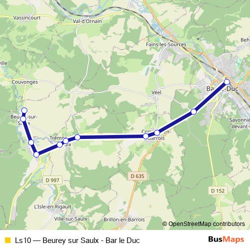 Ls10 bus Line Map