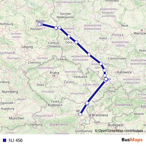 NJ 456 rail Line Map