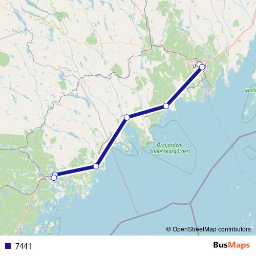 7441 rail Line Map