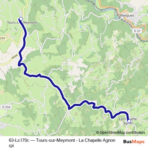 63-Ls170c bus Line Map