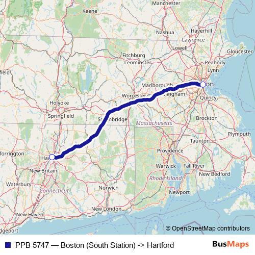 PPB 5747 bus Line Map