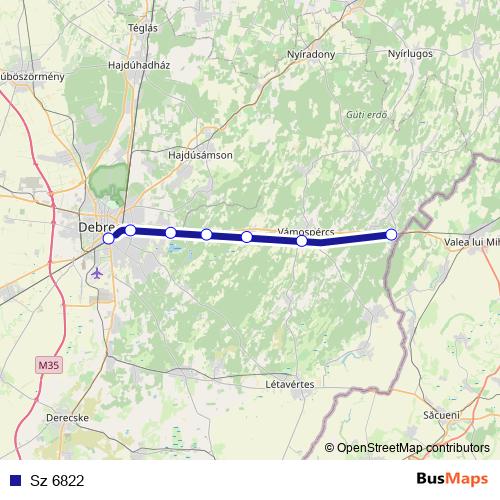 Sz 6822 rail Line Map