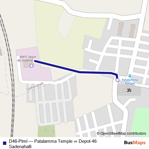 D46-Ptml bus Line Map