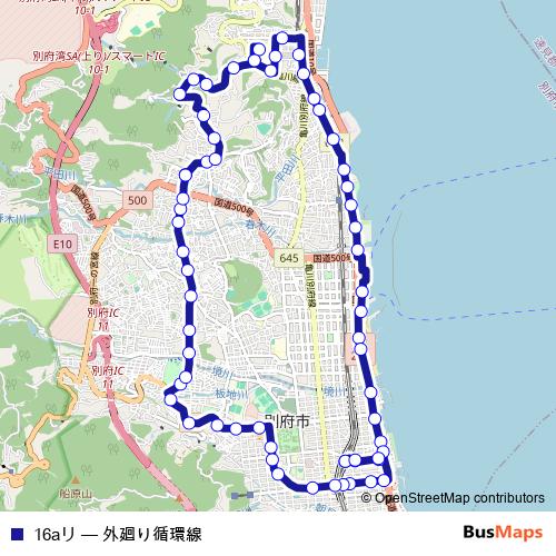 16aリ bus Line Map
