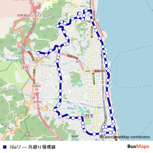 16aリ bus Line Map
