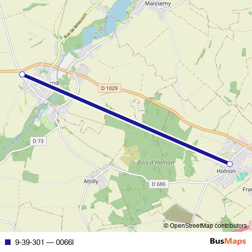 9-39-301 bus Line Map