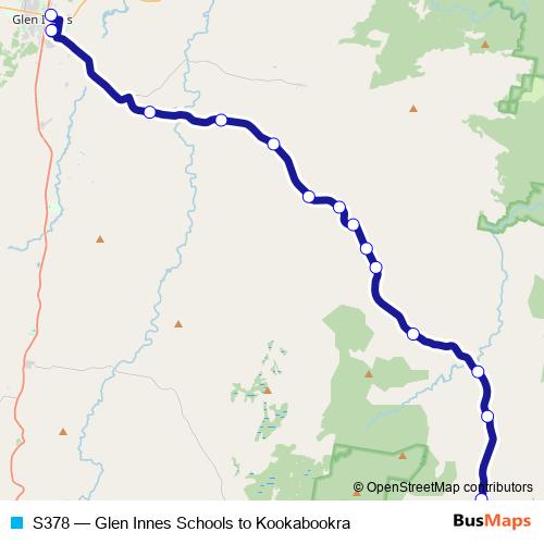 S378 bus Line Map
