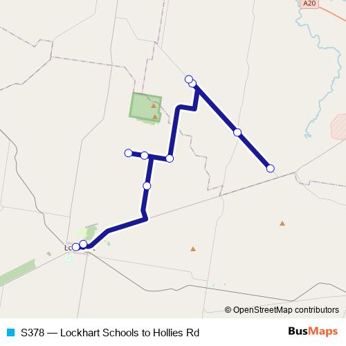 S378 bus Line Map