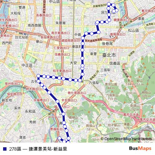 278區 bus Line Map