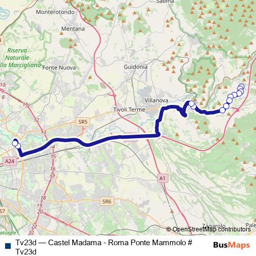 Tv23d bus Line Map