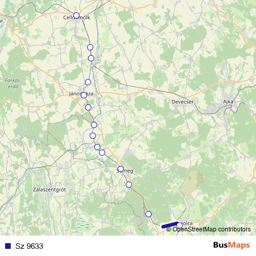 Sz 9633 rail Line Map