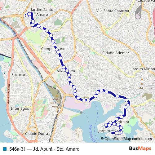 546a-31 bus Line Map