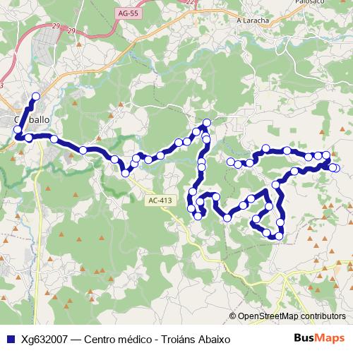 Xg632007 bus Line Map