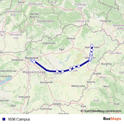 1636 Campus rail Line Map