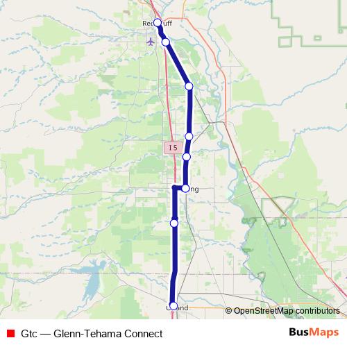 Gtc bus Line Map