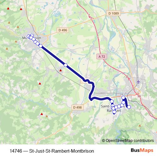 14746 bus Line Map