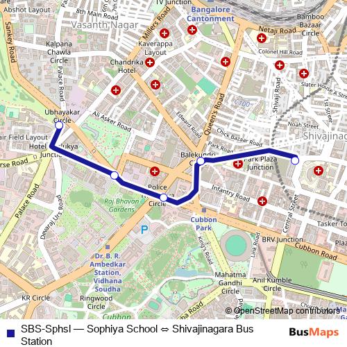 SBS-Sphsl bus Line Map