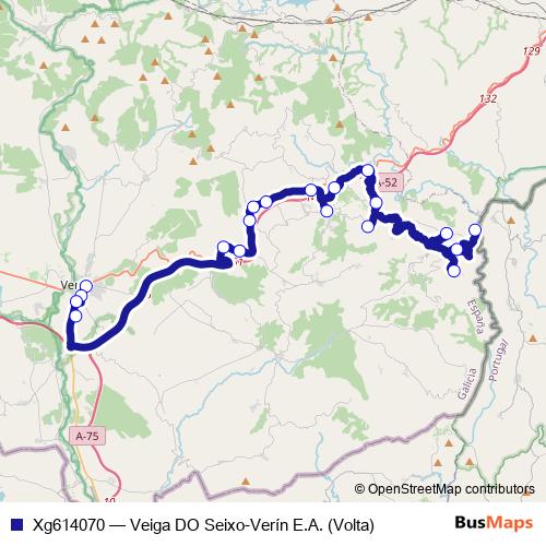 Xg614070 bus Line Map