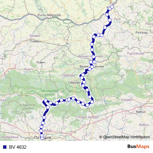 BV 4632 rail Line Map