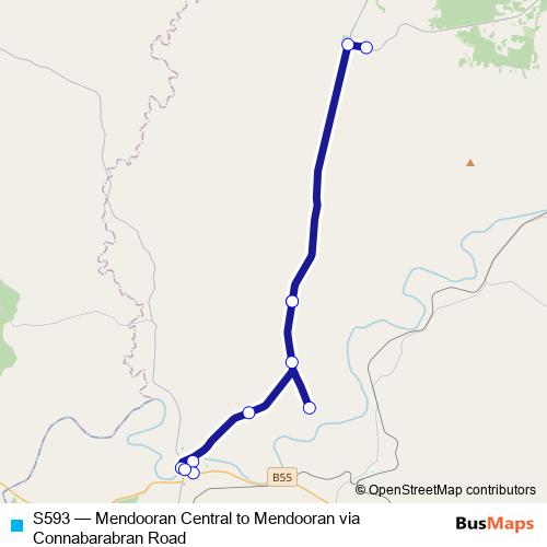 S593 bus Line Map