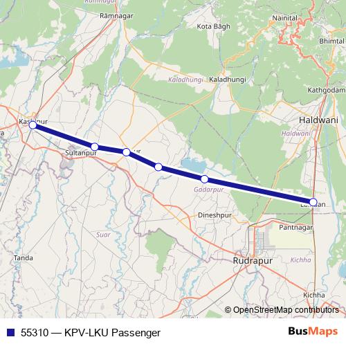 55310 rail Line Map