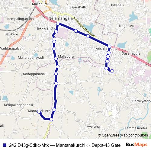 242 D43g-Sdkc-Mtk bus Line Map