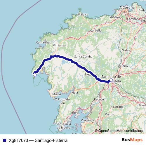 Xg817073 bus Line Map