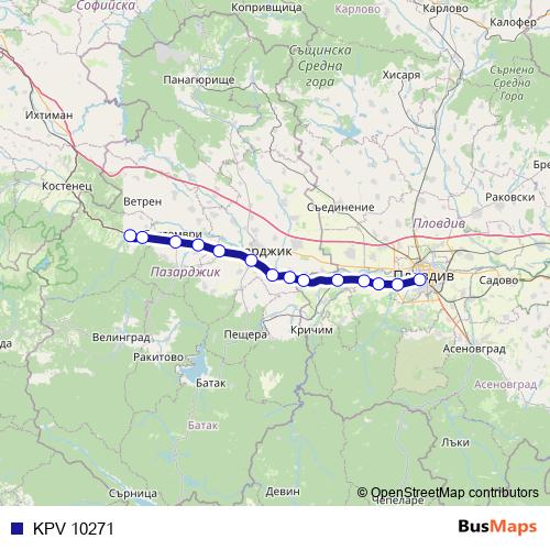 KPV 10271 rail Line Map