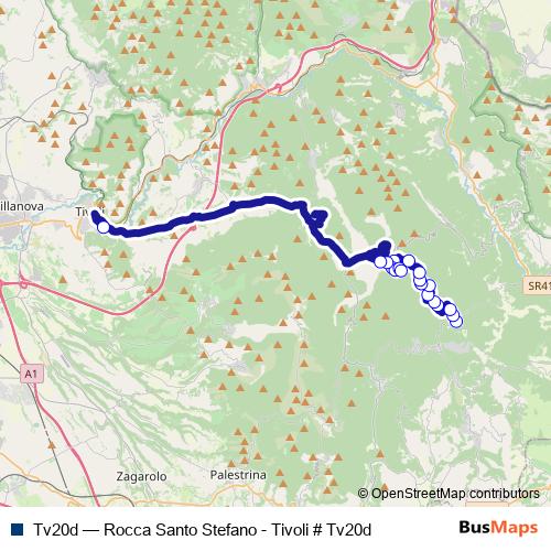 Tv20d bus Line Map