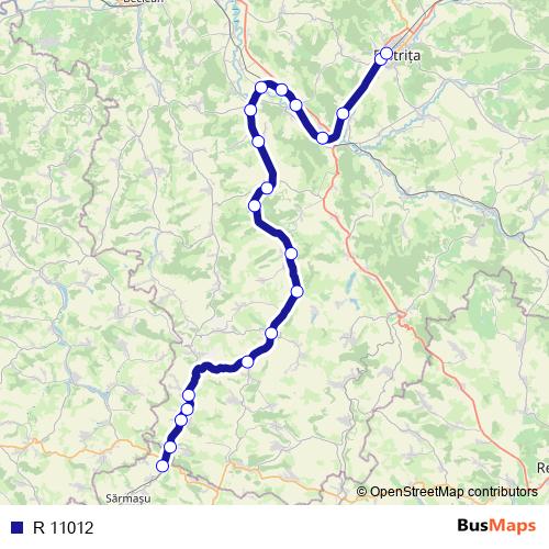 R 11012 rail Line Map