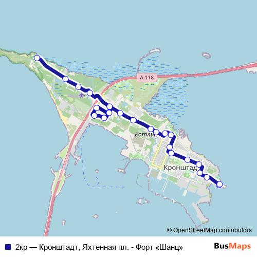 2кр bus Line Map