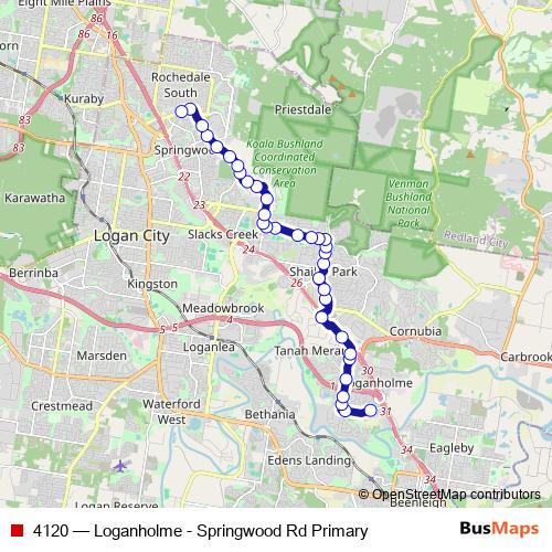 4120 bus Line Map