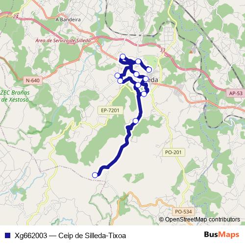 Xg662003 bus Line Map