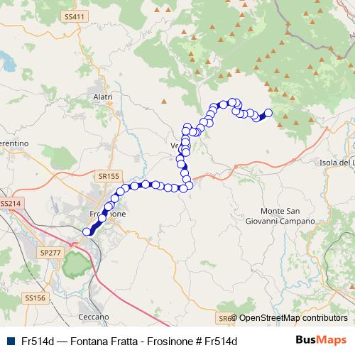 Fr514d bus Line Map