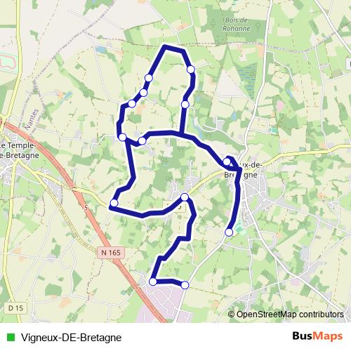 Vigneux-DE-Bretagne bus Line Map