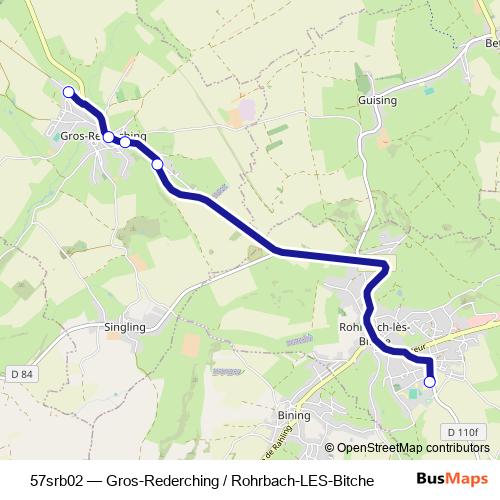 57srb02 bus Line Map