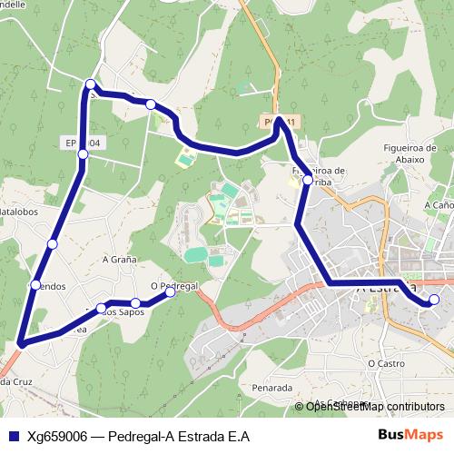 Xg659006 bus Line Map