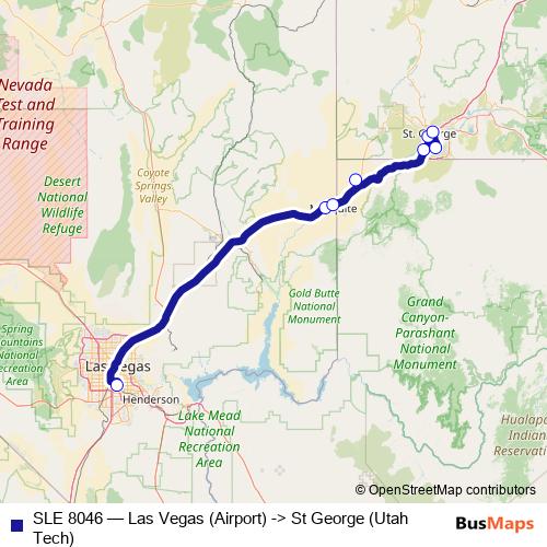SLE 8046 bus Line Map