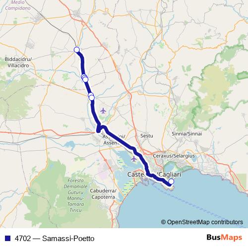 4702 bus Line Map