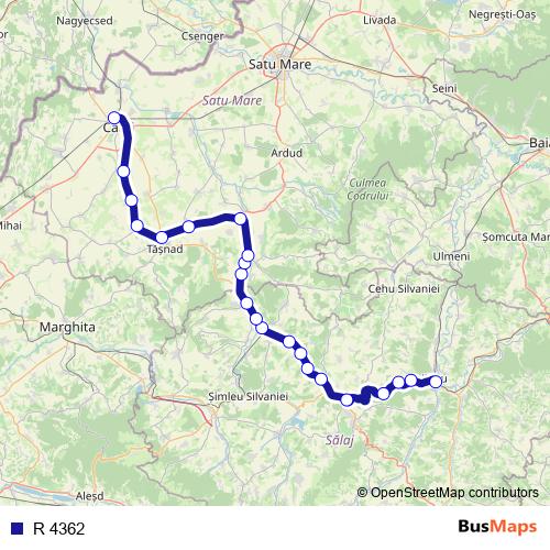 R 4362 rail Line Map