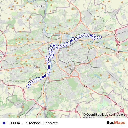 199094 tram Line Map