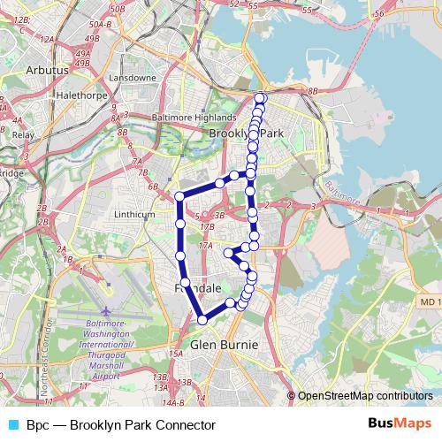 Bpc bus Line Map
