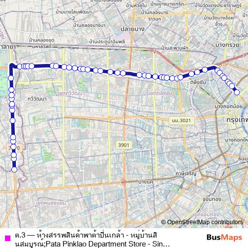 ต.3 bus Line Map