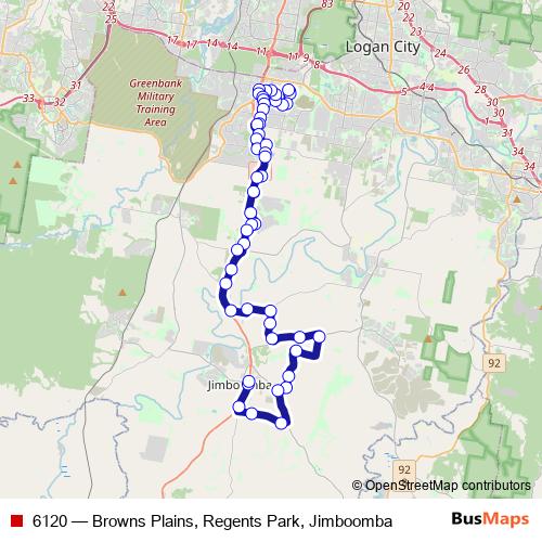 6120 bus Line Map